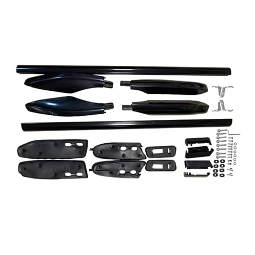 Barres de toit longitudinales premium en alliage d'aluminium Prado 120