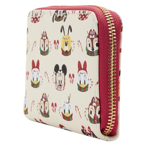 Loungefly DISNEY HOT COCOA MUGS AOP ZIP AROUND WALLET2