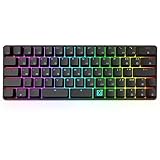 -Compacto teclado layout 60%, cuenta con una fracción de la barra espaciadora que crea más posibilidades para la función de capa.