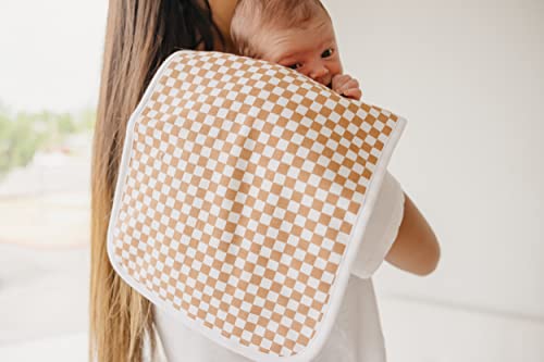 Image of Copper Pearl Premium Baby Burp Cloths - 3-Pack Large Cotton Burp Cloths, Extra Soft Spit Up Rags with 3 Absorbent Layers, Perfect for Baby Boy and Baby Girl Gifts (21 inch x 10 inch Size, Vance Set)