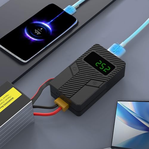 Descargador de batería portátil de 60W para drones y control remoto 2