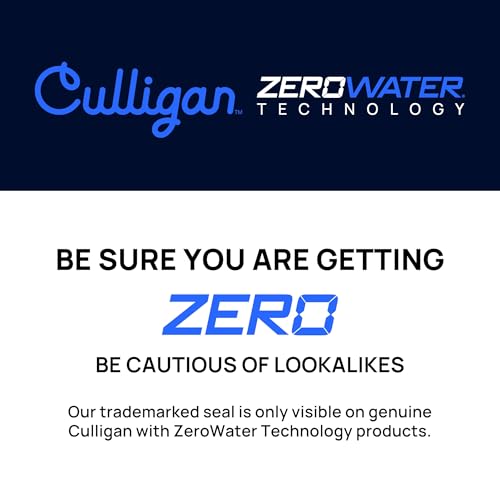 Image of Culligan with ZeroWater Technology Replacement Filter 2-Pack, 5-Stage Advanced Water Filter - IAPMO Certified to Reduce Lead, Total PFAS (Forever Chemicals), Mercury, Fluoride, and Chlorine