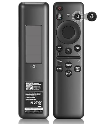AZMKIMI ????????????????-???????????????????????? ???????????????????????????? Solar Voice Remote Control Compatible with Samsung TV Remote Control Compatible with Samsung BN59-01432A Neo QLED OLED 8K HDR Smart TV(???????????????? ????????????????????)