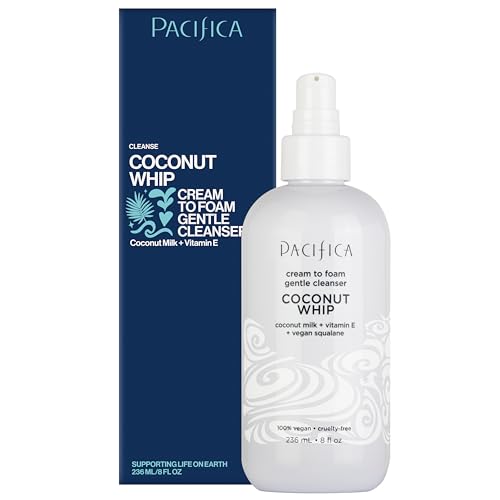 Pacifica Coconut Whip Face Wash - Hydrating Cleanser for Sensitive Skin
