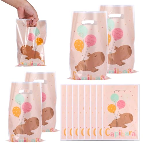 BOXOB 50pcs Capybara Gift Bags, Capybara Party Favor Goodie Bags