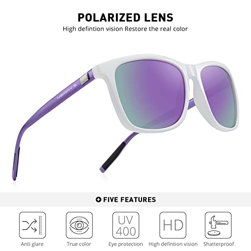 MERRY'S Unisex Polarized Aluminum Sunglasses Vintage Sun Glasses For Men/Women S8286 - Image 5