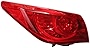 LOYALHEARTDY For 2014 2015 2016 2017Infiniti Q50 Q50s Halogen Tail Lights Lamps, Left Driver Side Outer Tail Lamp Brake Light Red Housing Rear Tail Lights LH