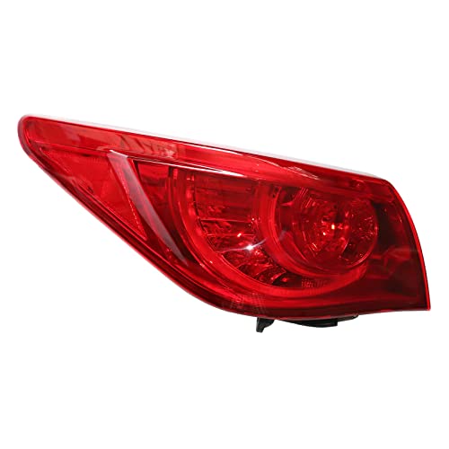 RENFANSHOP Tail Light Assembly,For 2014-2017 Infiniti Q50 Q50s Left Driver and Right Passenger Side Rear Outer Tail Light (Driver Side)