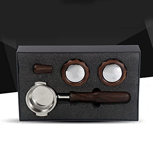 Sundey Accesorios de Bricolaje de MáQuina de Café Portafiltro Sin Fondo 58MM Cesta de Soporte de Filtro para Expobar E61… - Imagen 5