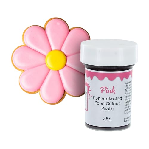 Colour Splash Concentrated Food Colouring Paste | Pink | Vibrant Edible Colour For Baking Colours Fondant Buttercream Cake Mix - 25g