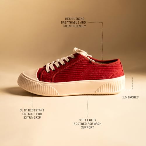 Image of Theater Wicked Brothers Lace-Up Sneakers for Women | Casual Shoes with Cushioned Insole