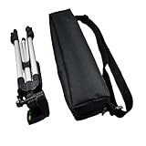 HNOYGNU 40in Carrying Case Bag Portable Folding Camera Tripod Photography Carry Bag with Adjustable Shoulder Strap for Light Stand Camera Tripod Monopod, Black