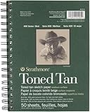Strathmore Tan Drawing 400 Series Toned Sketch Pad, 5.5
