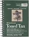 Strathmore Tan Drawing 400 Series Toned Sketch Pad, 5.5"x8.5", 50 Sheets