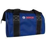 Bosch CW01 Small Contractor Tool Bag, Blue, 12.75 In. x 8 In. x 9 In.