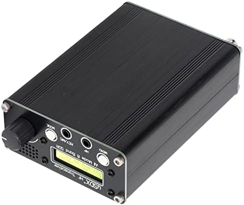 Miniatura 8 de Transceptor de radio de 8 bandas HF SSB QRP Transceptor SDR de onda corta SDR Pantalla LCD de modo completo con conector de antena BNC compatible