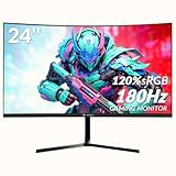 CRUA 24 Zoll Curved Gaming-Monitor 180 Hz