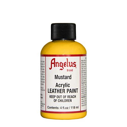 Angelus Leather Paint 4 Oz Mustard