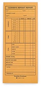 Guardian Cashier's Depot Umschläge, 500 Stück