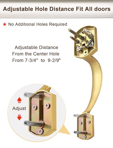 Image of Tinewa Camelot Brushed Gold Front Door Handle and Deadbolt Set, Front Door Lock Set, Satin Brass Finish, Upgated Entry Door Handle with Accent Wave Door Lever with Reversible Handle Lever, 1 Pack