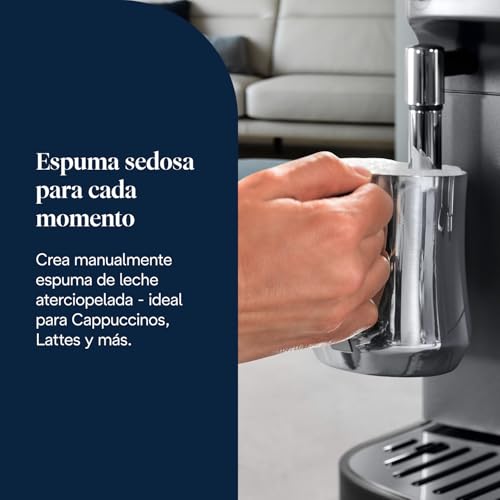 Cafetera De'Longhi Magnifica Evo superautomática con molinillo integrado y panel de 4 recetas 7