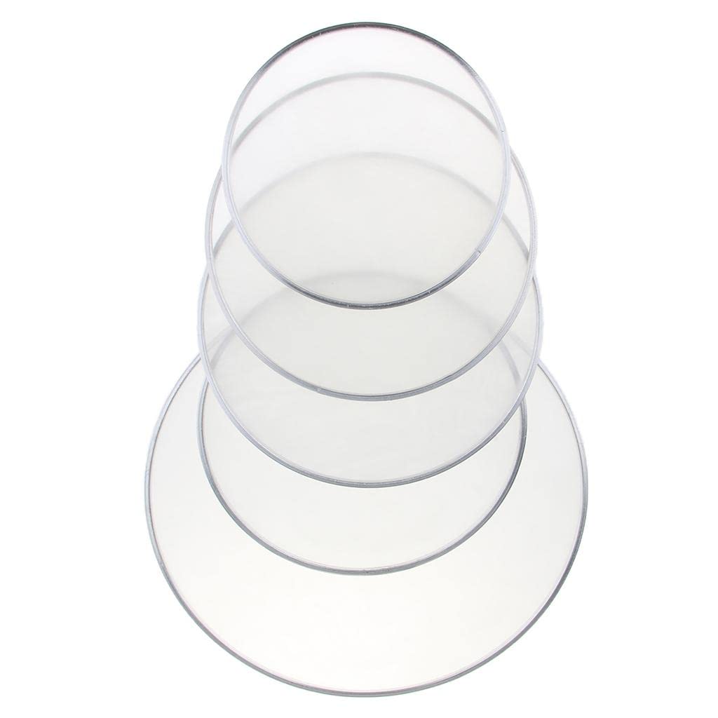 Set di 5 testine per batteria doppia, in lega di alluminio, rivestimento traslucido, suoni caldi, accessori per parti di batteria, rullanti, per batteristi, musicisti e gruppi musicali