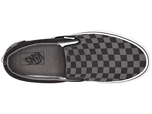 Vans Vans Unisex Adults’ Classic Slip On Trainers Black/Pewter