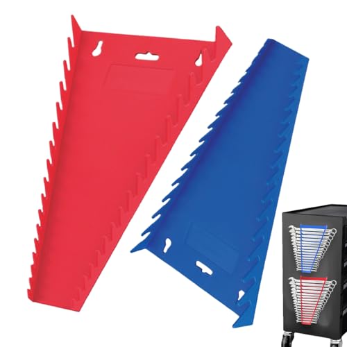 Organizer magnetico per chiavi | Confezione da 2 vassoi porta attrezzi | Supporto per chiavi a parete | Set di supporti per chiavi leggere per una comoda conservazione, cassetta degli attrezzi