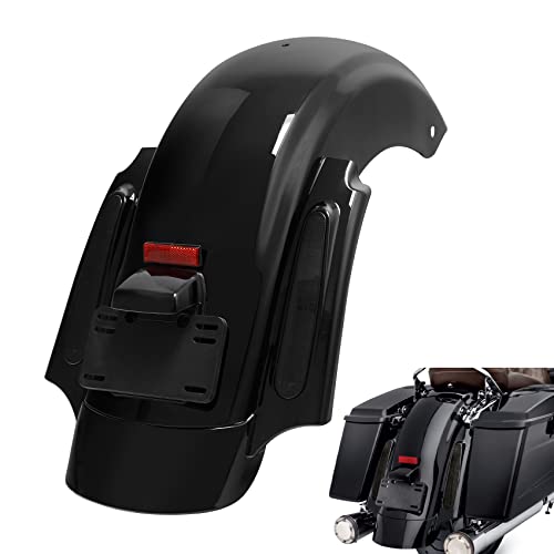 TCMT Rear Fender System W/LED Light Included Strut Covers Fit For Harley Touring Road King CVO Road Glide Ultra Classic Electra Glide Street Glide 2009-2013