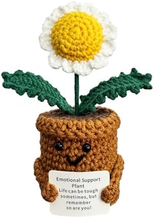 Daisy Gift, Desktop Decorations for Home and Office, Positive Cro...