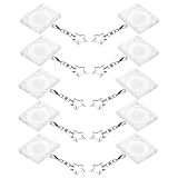 Organisateur portable pour mini CD : le boîtier CD transparent sert de pendentif et protège votre collection de porte-clés CD miniatures. emportez, exposez et organisez facilement vos porte-clés de pochettes d'albums préférés partout avec vous !
