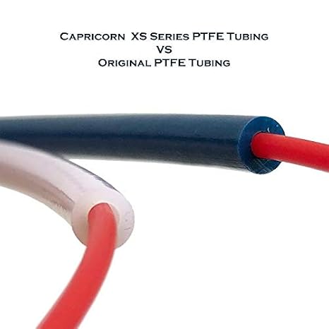 3DMakerWorld Capricorn XS Series Low Friction PTFE Bowden Tubing 2 Meters for 1.75mm Filament