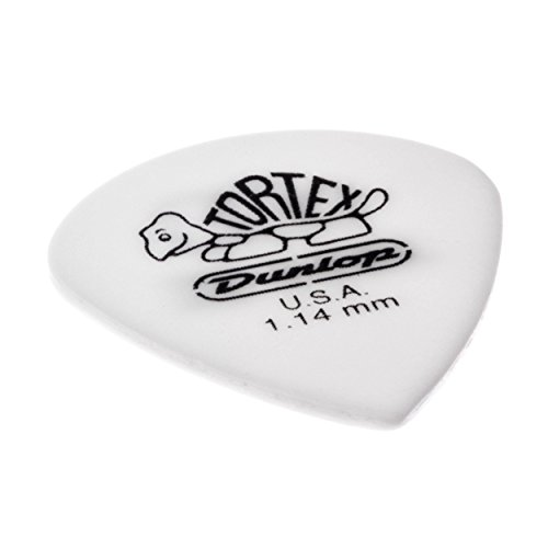 Jim Dunlop Tortex White Jazz III 1.14mm Guitar Picks - 12 Pack