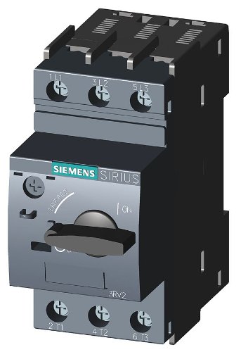 Siemens - 3RV20110KA10 - Manual Motor Starter, IEC, 0.9 to 1.25A, 3P