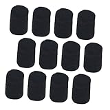 LOLIPPYY 12 piezas Accesorios de Fieltro para Saxofón de de Pilar Duraderos Herramientas de Reparación para Instrumentos Musicales Negro