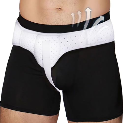 Faja de soporte para hernia inguinal talla L blanca miniatura 1