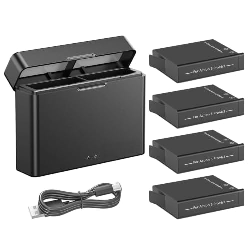 Action 5�J�����o�b�e���[�[�d��t���A2200mAh�A3.85V | �Ή��@��FDJI Osmo Action 4/3�A2�X���b�g�[�d��AType-C�|�[�g