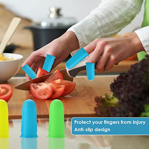 Miniatura 9 de Cobee Protectores De Dedos - 15 Piezas Puntas Y Cubiertas Con Pegamento Caliente - Silicona Resistente A Cortes Para Colofonia De Cera De Pistola