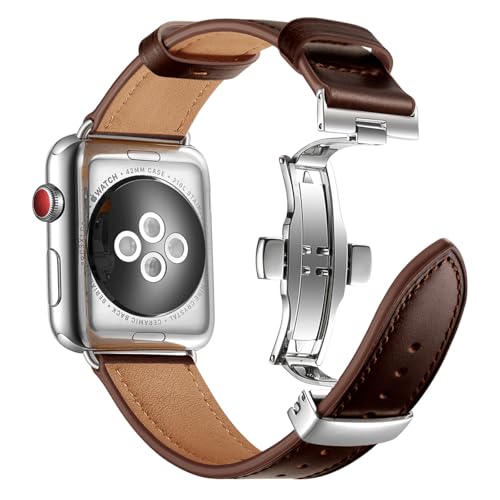 Bracelet Apple Watch boucle papillon idéal pour le bureau et vos soirées