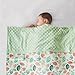 DuShow Leaf Baby Blanket for Girls - Ultra Soft Double Layer Minky Blanket with Dotted Backing, Lightweight Receiving Swaddle for Newborns & Toddlers, Nursery, Stroller, Carseat-30x40 Inches