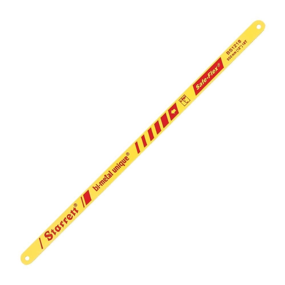 Starrett AV765/BS1218 BiM Unique Safe-Flex Hacksaw Blades 300mmx18...