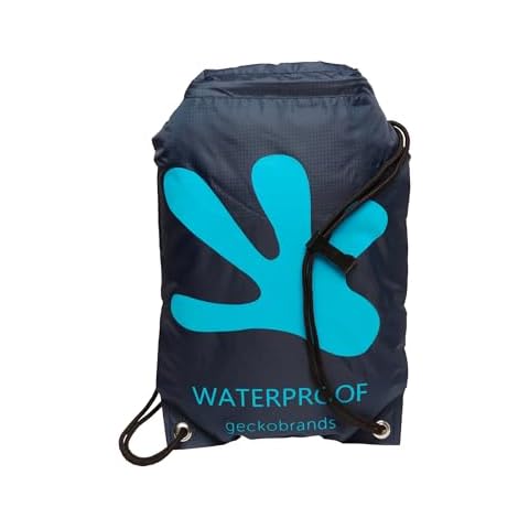 geckobrands Drawstring Travel Backpack 10L - Waterproof Lightweight Travel Dry Bag for Beach, Hiking, and Light Water Activities for Men & Women Cover