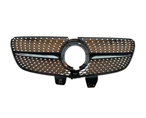 For Mercedes For Benz V-Class For Vito W448 W447 2021-2023 Central Mesh Tuning Sport Front Inlet Grille Radiator(: 2021-2023 DM Black)