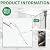 30 Pack Cover 30 Sq.Ft Peel and Stick Floor Tiles, 12” x 12” Self Adhesive Vinyl Flooring Easy DIY Installation for Kitchen, Living Room, Laundry, RV, White Marble