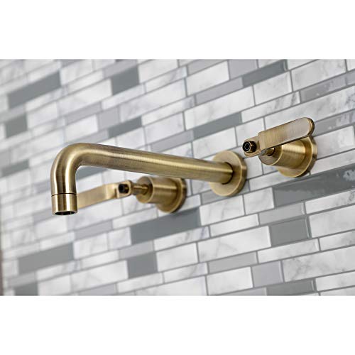 Kingston Brass KS8023KL Whitaker Two-Handle Wall Mount Tub Faucet, Antique Brass by Kingston Brass - Image 4