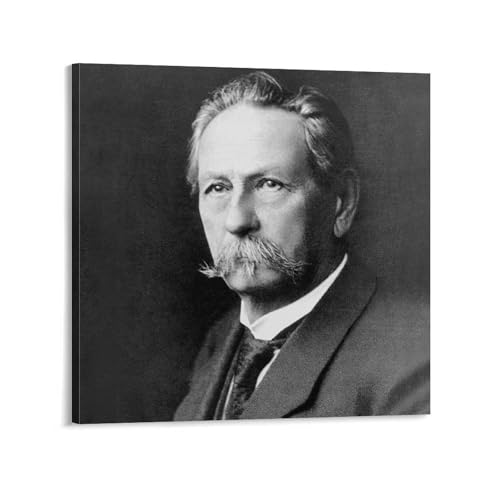 Poster Carl Benz 3 impressions sur toile chambre 40 x 40 cm