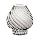 Thous Winds Schirm für Petroleumlampe, Petroleumlampe Schirm aus Hitzebeständigem Glas, Ersatz Lampenschirm für Luminara Mini Öllampe (Grau)