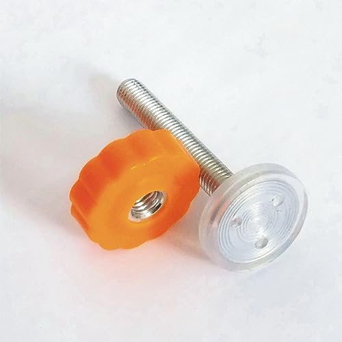 4 Pack Pressure Gates Threaded Spindle Rods M10 (10 mm), Baby Gates Dog Gates Accessory Screw Bolts Kit Fit for All Pressure Mounted Walk Thru Gates, Orange