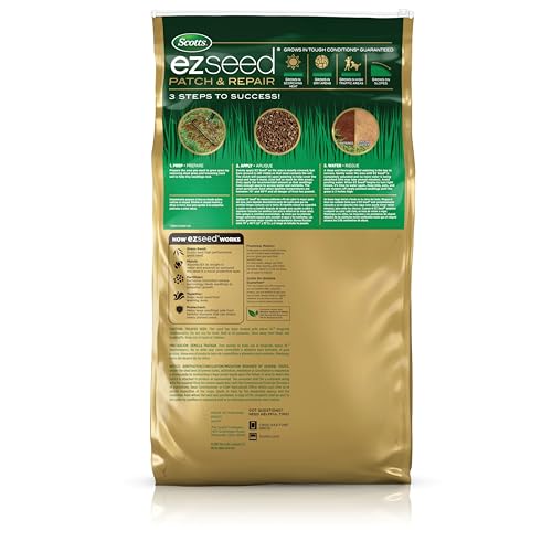Image of Scotts EZ Seed Patch & Repair Bermudagrass, 10 lbs. (2-Pack) | Combination Mulch, Bermudagrass Seed and Fertilizer for Bare Spots and Repair, Grows in Scorching Heat