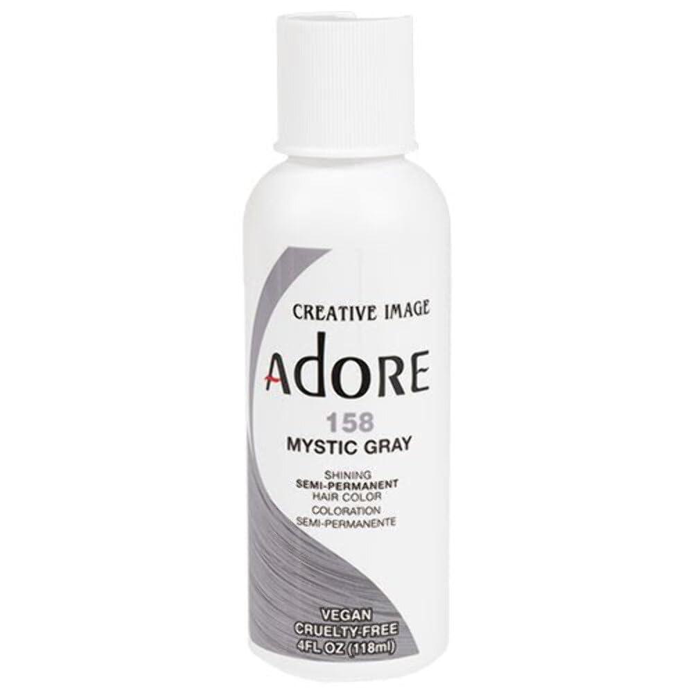Adore Semi-Permanent Haircolor #158 Mystic Gray 4 Ounce 118ml